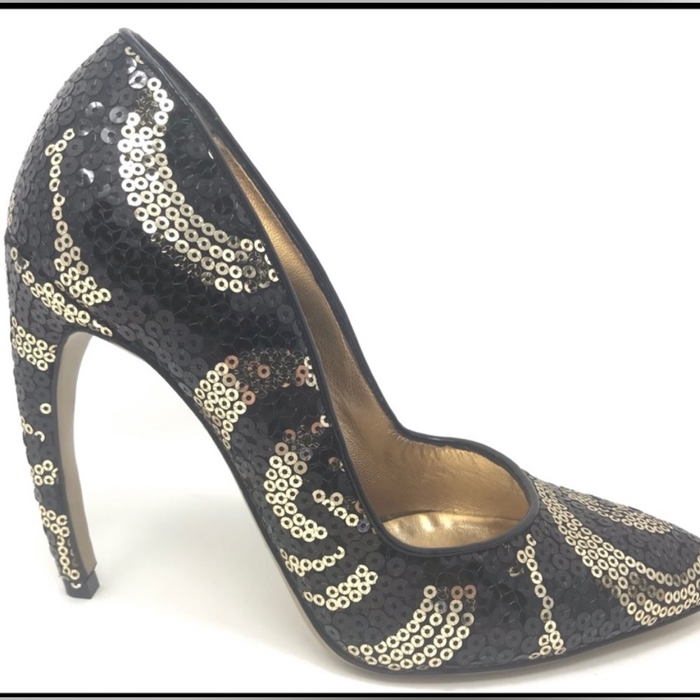 Sequin Pump Walter Steiger, Bowed Heel
EU 37 (size 7)